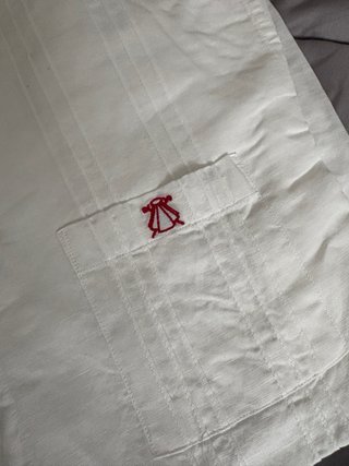 Camisa Original Penguin Blanca Manga Larga