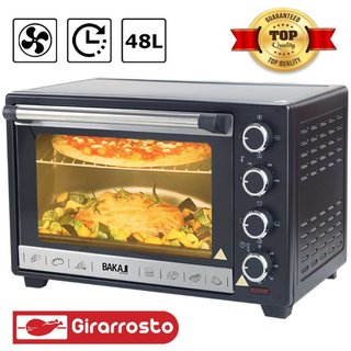 Forno Fornetto Elettrico Ventilato 48 litri 2000W Luce