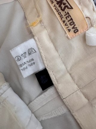 Pantaloni vintage beige