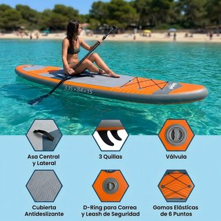 Tabla Paddle Surf Hinchable 335x84x15