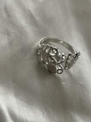 Anello Argento 925 Farfalle Regolabile