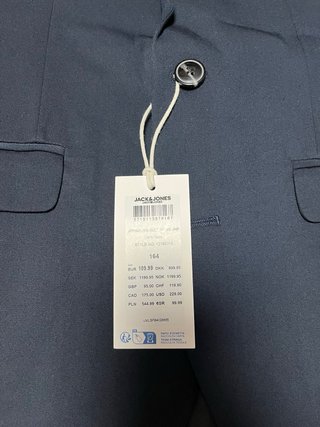 Traje Jack & Jons junior. Talla 164 (14 años)