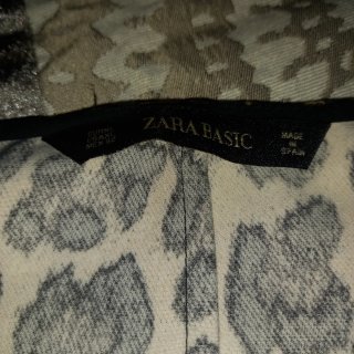 Blusa Zara Animal Print Talla XL nueva 42-44.