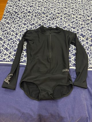 Maillot térmico manga larga negro. Talla S