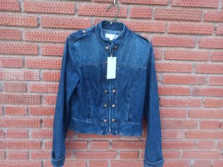 Chaqueta vaquera Zara militar