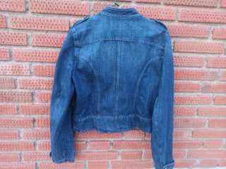 Chaqueta vaquera Zara militar