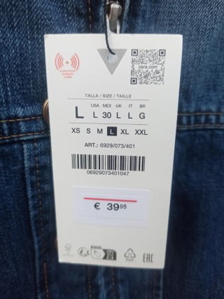 Chaqueta vaquera Zara militar