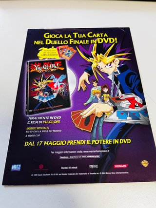 Locandina Pubblicità Yu-Gi-Oh Il Film DVD