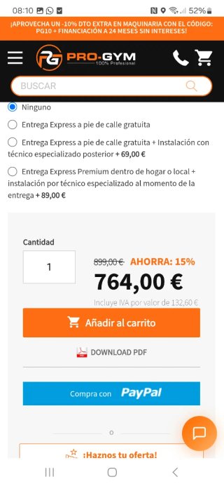 Bicicleta Estática Salter RS-24