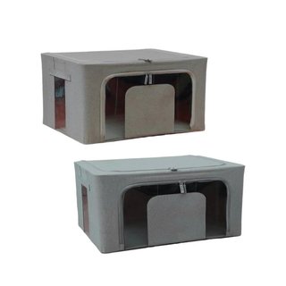 Scatole per Armadio Pieghevoli 2 pezzi 50x40x22 cm