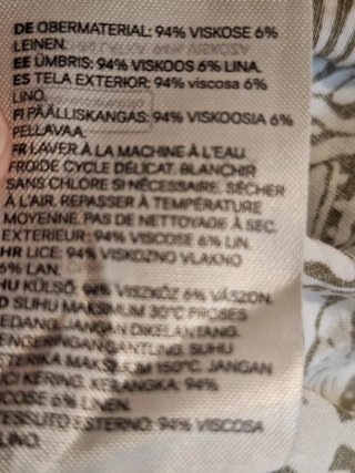 Vestido H&M x Desmond & Dempsey Talla 36