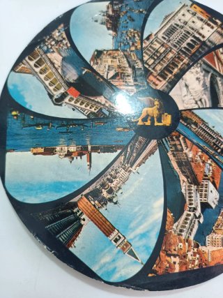 Cartoline vintage Venezia luglio 1971 rotonda