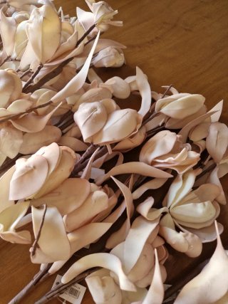 Flores decorativas artificiales