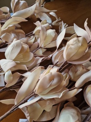 Flores decorativas artificiales