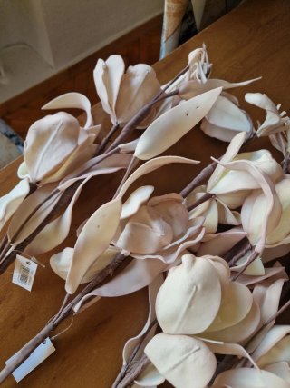 Flores decorativas artificiales