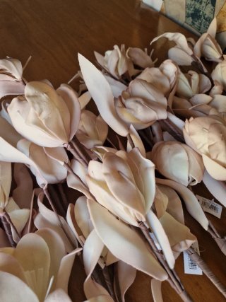 Flores decorativas artificiales