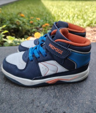 Scarpe Primigi bambino blu e arancioni