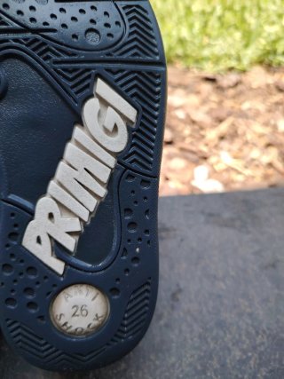 Scarpe Primigi bambino blu e arancioni