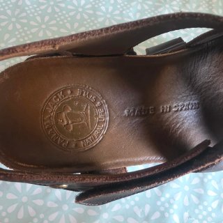 Sandalias Panamas Hombre Talla 42 Marrón