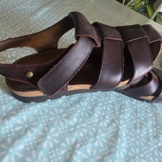 Sandalias Panamas Hombre Talla 42 Marrón