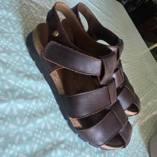 Sandalias Panamas Hombre Talla 42 Marrón