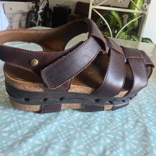 Sandalias Panamas Hombre Talla 42 Marrón