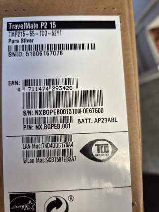 Portátil Acer TravelMate P2 Intel Core Ultra 5