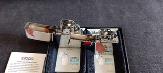Set 2 Zippo His & Her Flame NUOVI DA APRIRE