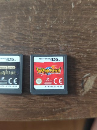 Lote 2 Juegos Nintendo DS: Layton y Inazuma Eleven