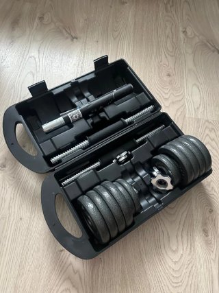 Set de Pesas 15kg Hierro Fundido