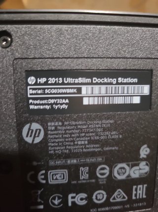 Stazione di docking HP 2013 UltraSlim D9Y32AA