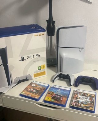 PS5 Slim con Lector y Juegos