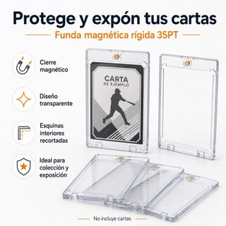 Pack de 5 fundas magnéticas 35PT Pokémon TCG