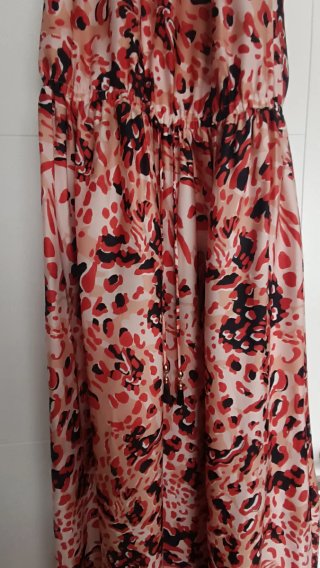 Vestido largo H&M estampado