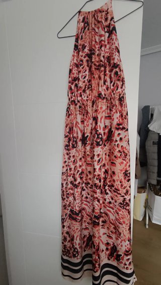 Vestido largo H&M estampado