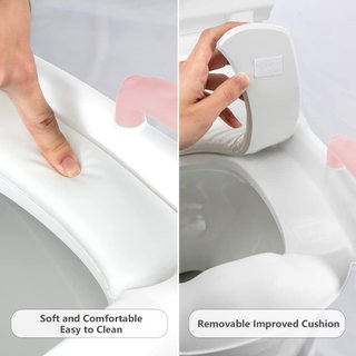 Asiento de inodoro infantil HAUSPROFI con escalone