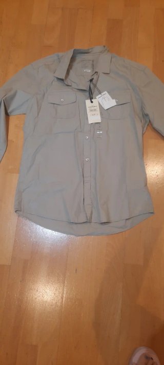Camisa Springfield Slim Fit Talla L Beige