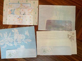 Conjunto de Papel de Carta y Sobres