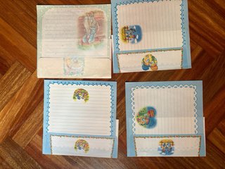 Conjunto de Papel de Carta y Sobres