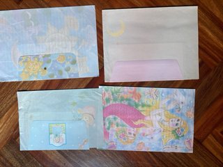 Conjunto de Papel de Carta y Sobres