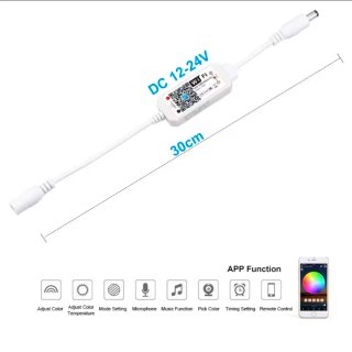 Controlador LED WiFi 12-24V