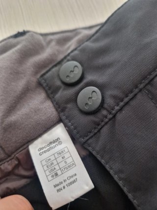 Pantaloni sci neri uomo/donna
