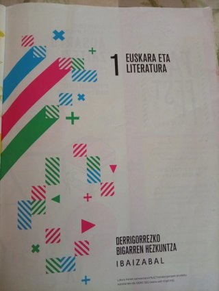 Euskara eta Literatura Dbh 1