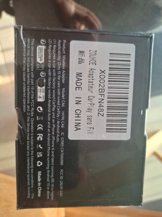 Adaptador CarPlay inalámbrico ZOUHOE