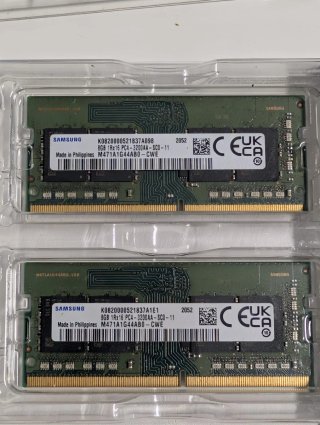 Memorie RAM portatili Samsung da 8 GB