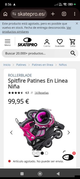Patines Rollerblade Spirit Blade W Talla 38.5