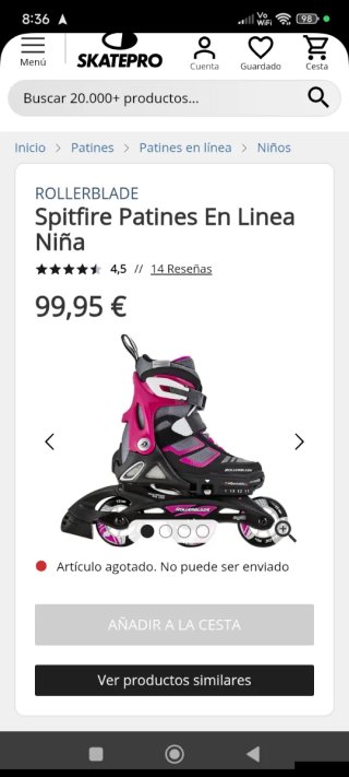 Patines Rollerblade Spirit Blade W Talla 38.5