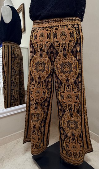 Pantalón culotte estampado Zara
