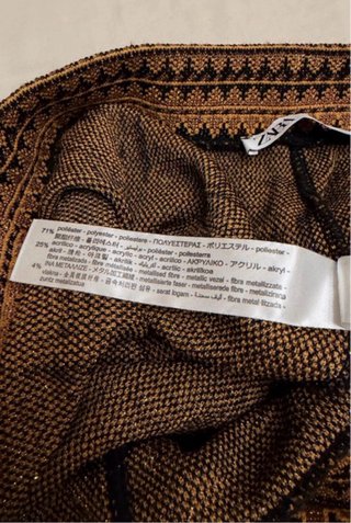 Pantalón culotte estampado Zara