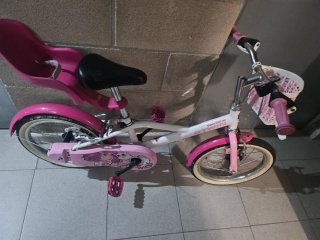 Bicicleta infantil B'Twin rosa